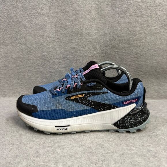 Brooks Shoes - Brooks Shoes Womens Size 6 Catamount 2 Blue Trail Running Sneakers 1203881B414